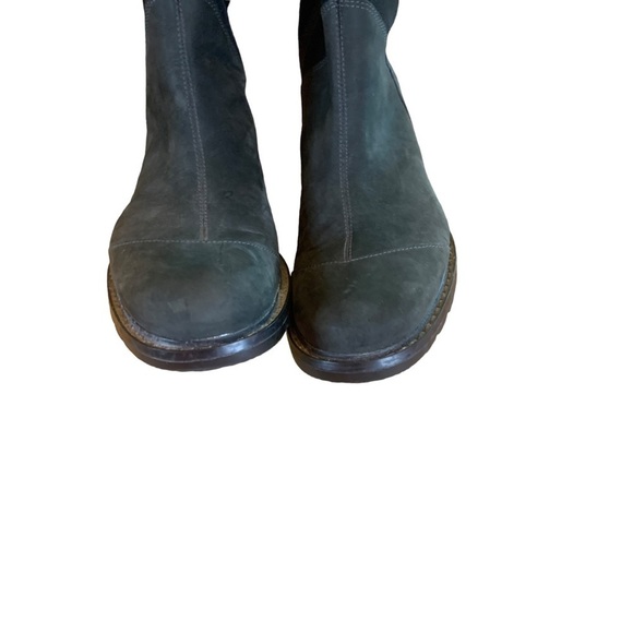 Timberland Chas St Black Leather & Suede Knee High Riding Boots Size 6.5 - Picture 9 of 15